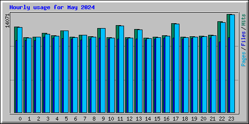 Hourly usage for May 2024